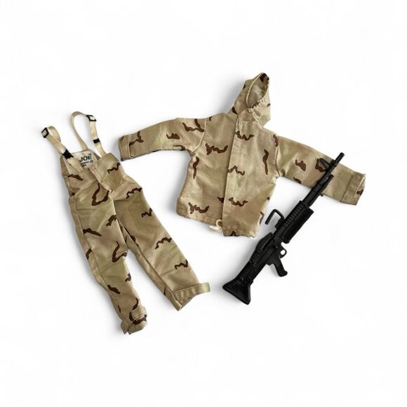 Hasbro GI Joe 1/6 Scale Desert combat Camo Pants overalls 12” Action Figures - Picture 1 of 3